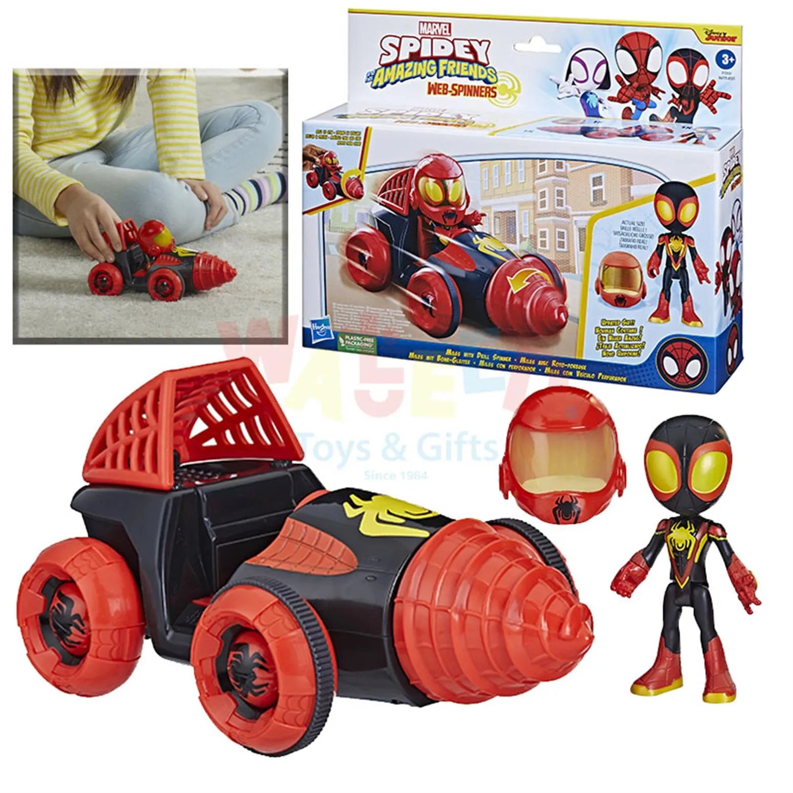 Marvel Spidey Web Spinners Car Toy
