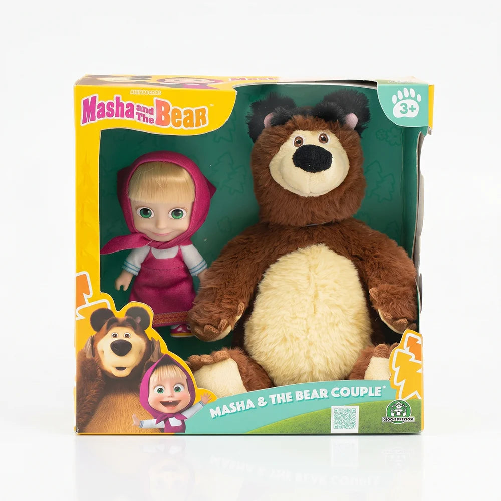 Masha (12cm)and the Bear Plush (20cm)