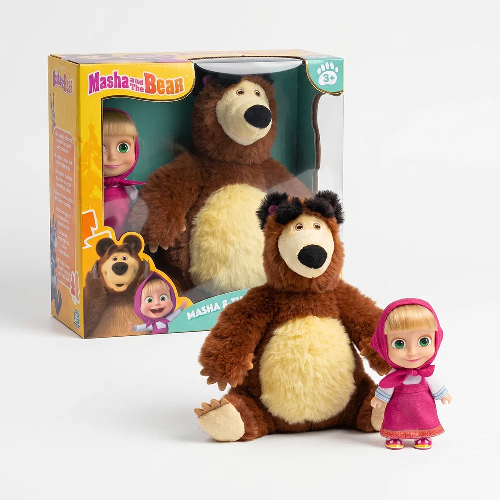 Masha (12cm)and the Bear Plush (20cm)