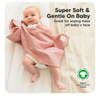 Mauve Shea Burp Cloths - Pack of 6