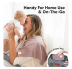 Mauve Shea Burp Cloths - Pack of 6