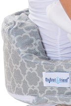 My Brest Friend Deluxe Pillow - Flower Key Grey