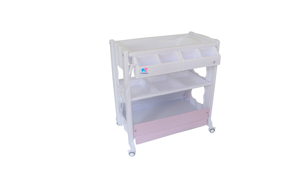 TheKiddoz Changing Table with Bathtub - Girl design