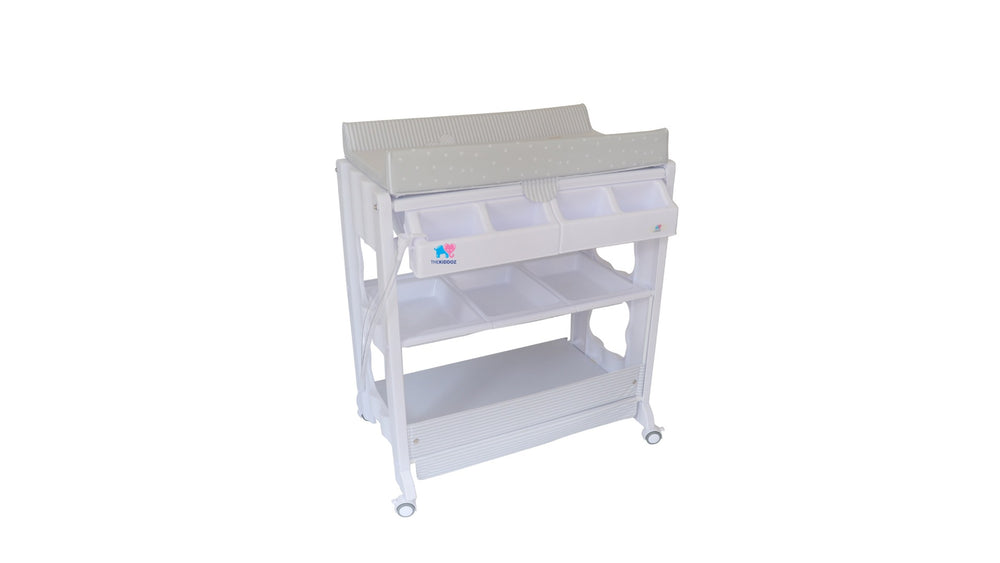 TheKiddoz Changing Table with Bathtub - unisex design