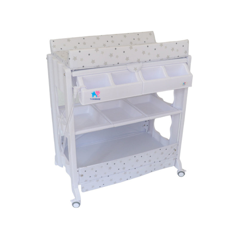TheKiddoz Changing Table with Bathtub - Star design