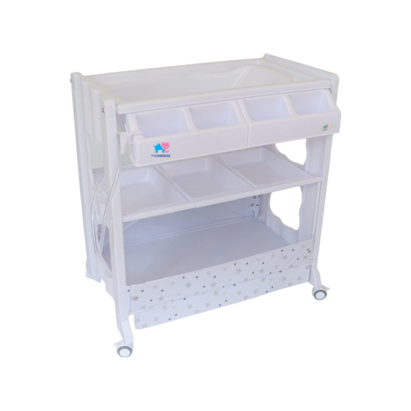 TheKiddoz Changing Table with Bathtub - Star design