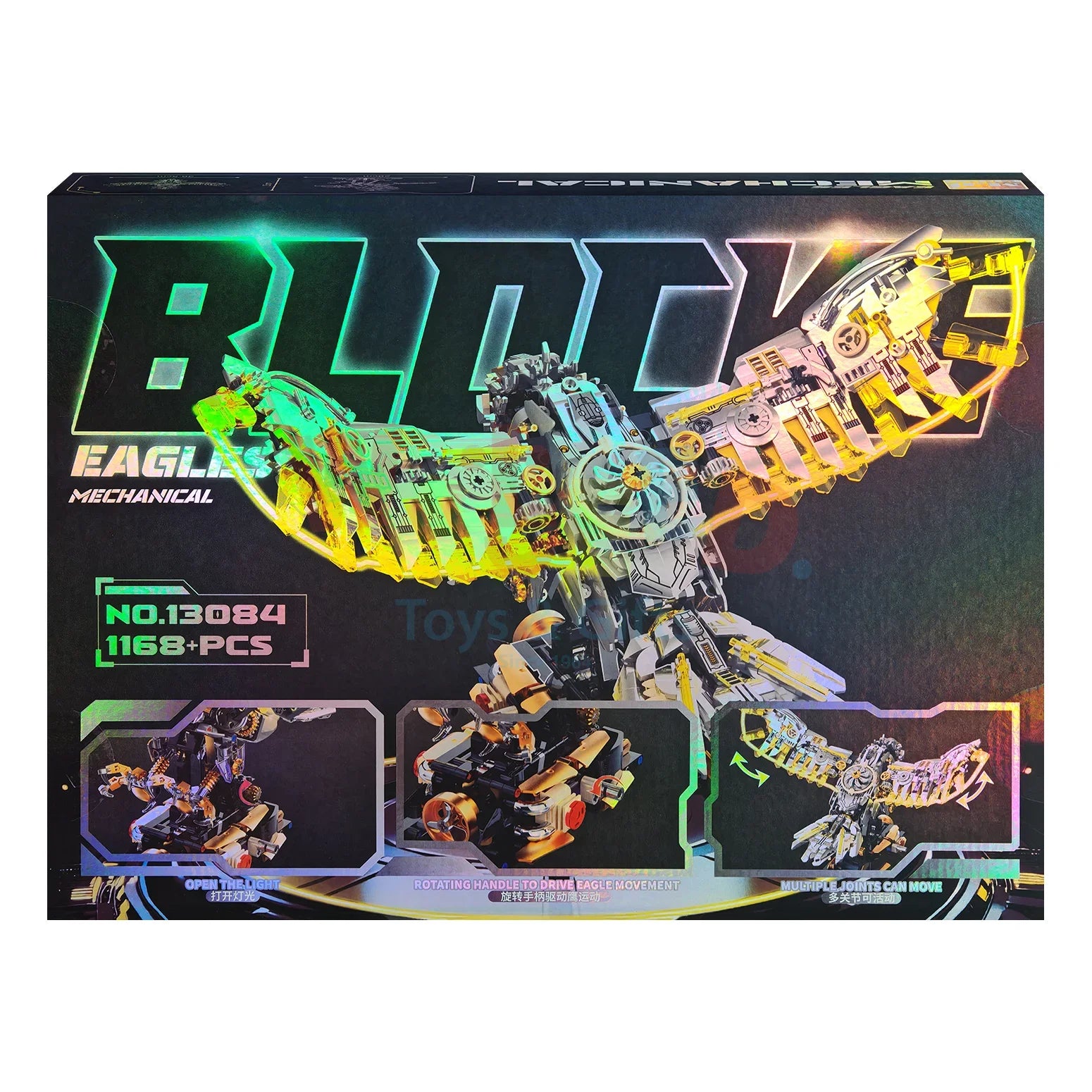 Mechanical Eagle Advanced Building Blocks 1168+ Pieces