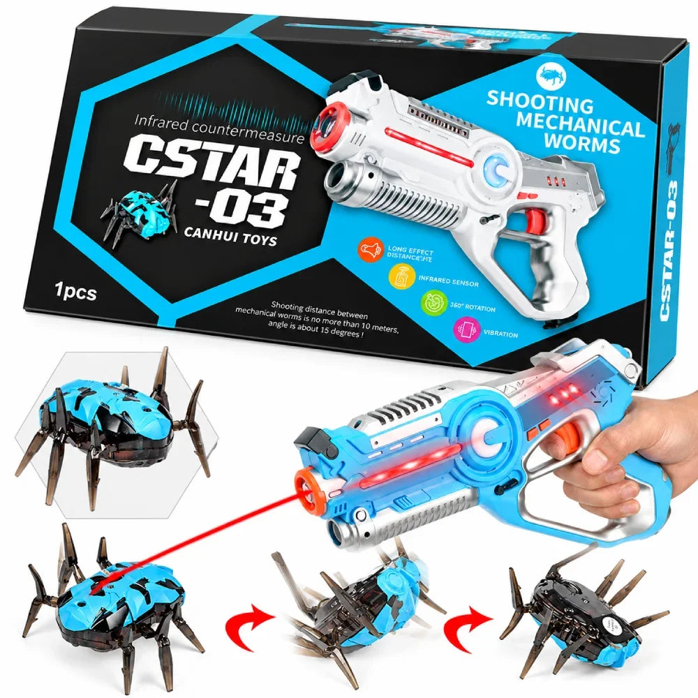 Mechanical Worm Shooter Toy