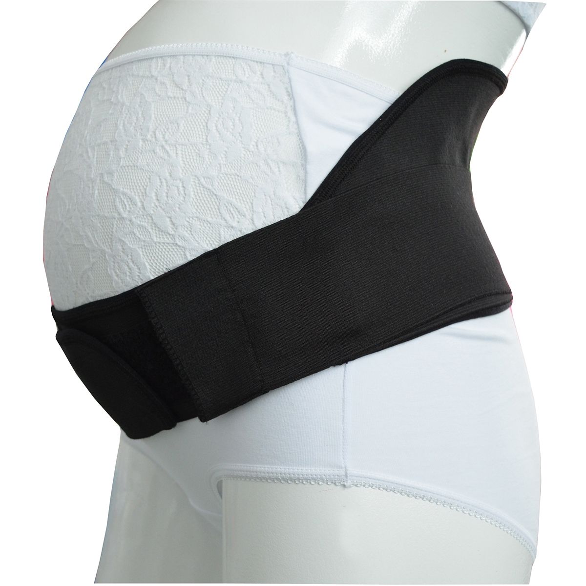 BABYJEM PREGNANCY SUPPORT WAIST BAND M / BLACK