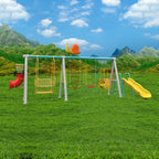 Kids Mega Outdoor Swing Set Slide 1 Piece Playground Toy