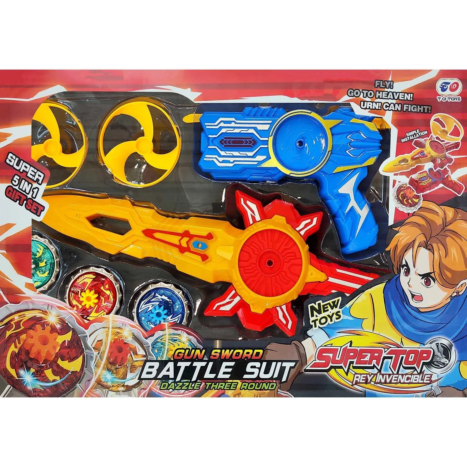 Battle Spinner Top Toy for Kids