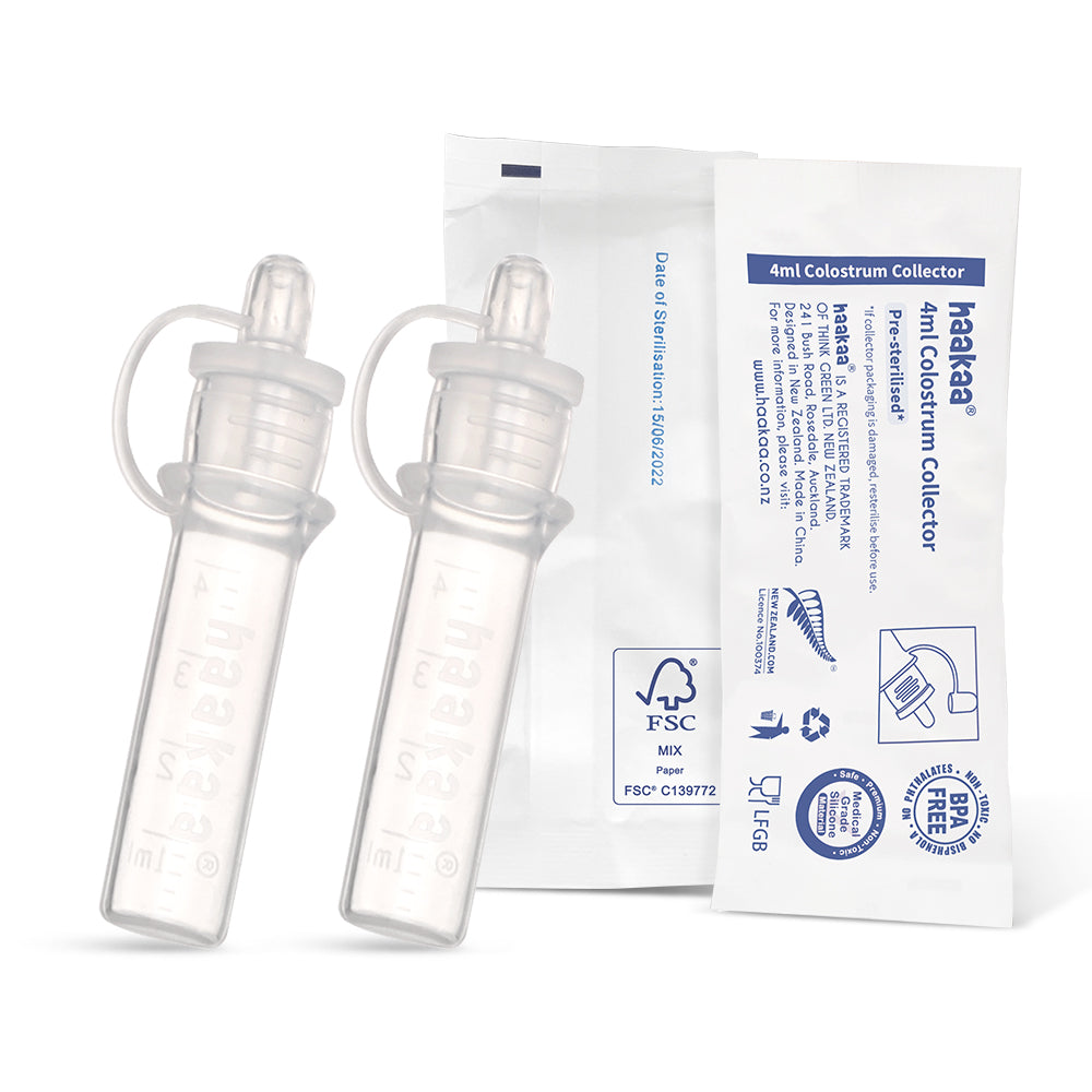 Haakaa Silicone Colostrum Collector x 2 (Pre-Sterilised)