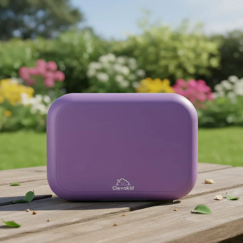 Clevakid Midi  Lunch Box Purple Dark Powder 900ML \30 OZ