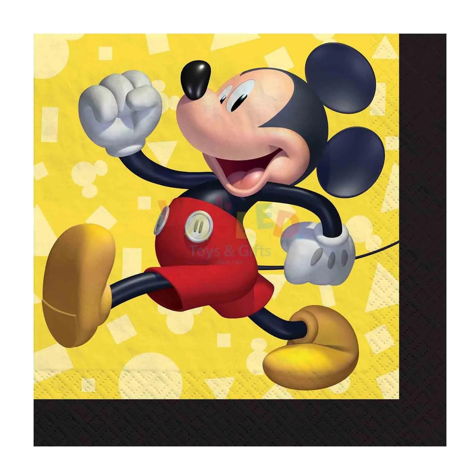MICKEY MOUSE BEVERAGE NAPKINS-16PCS