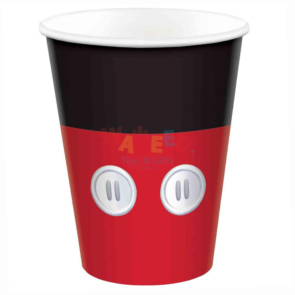 MICKEY MOUSE PAPER CUPS 9PZ 8PCS
