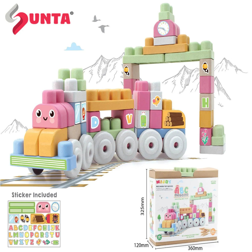 Mijoy Blocks- 80PCS (TRAIN SET)