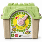 MIJOY Rice Husk Blocks Rounded Edges 45 Pieces Kids Toy