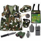Military Character Costume 3-7 Years for Kids