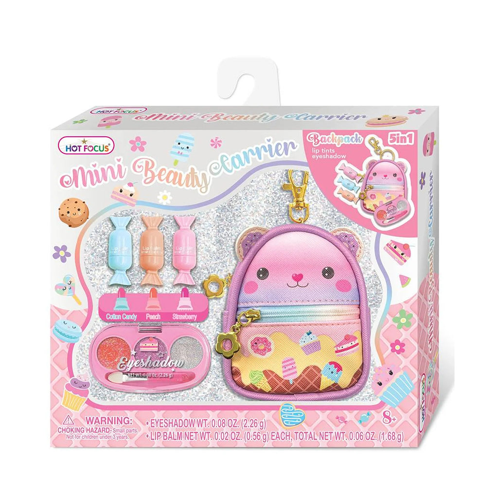 Mini Beauty Carrier Backpack Makeup Set for Kids