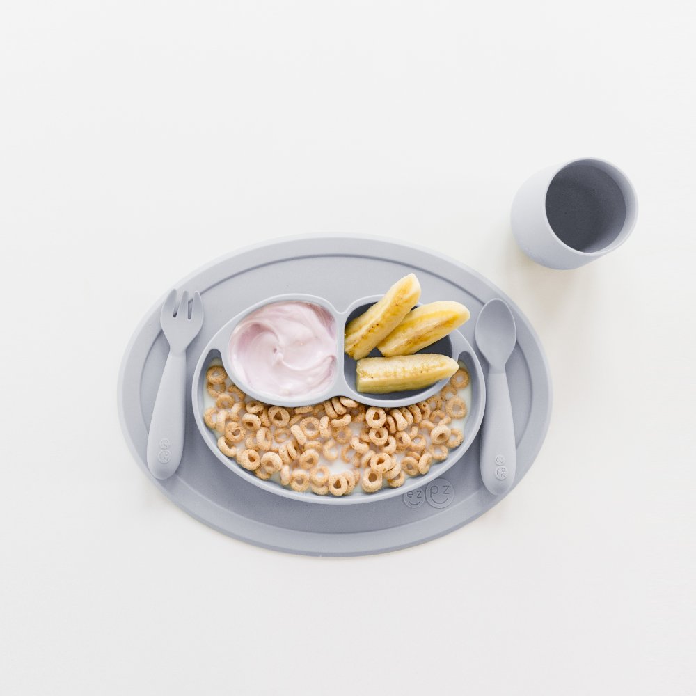 Ezpz Mini Feeding Set - Pewter