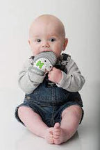 ماليركي- مانش ميت- قفاز تسنين- نجوم - رمادي