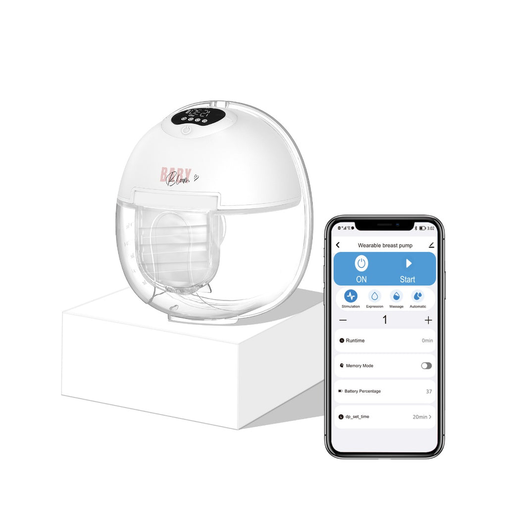 مضخة حليب بيبي بلوم الذكية بتقنية البلوتوث والتطبيق المحمول