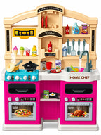 Modern Kitchen Playset with Lights, Sounds & Spray