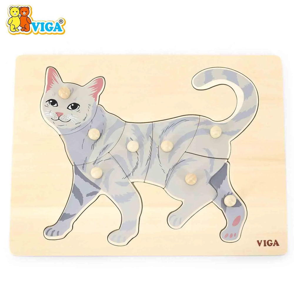 Montessori Puzzle Cat