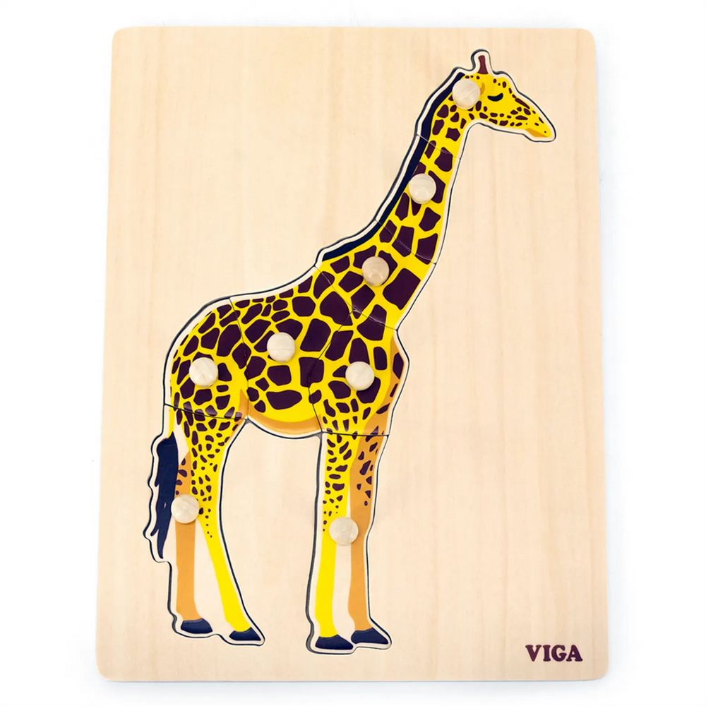 Viga Montessori Puzzle Giraffe