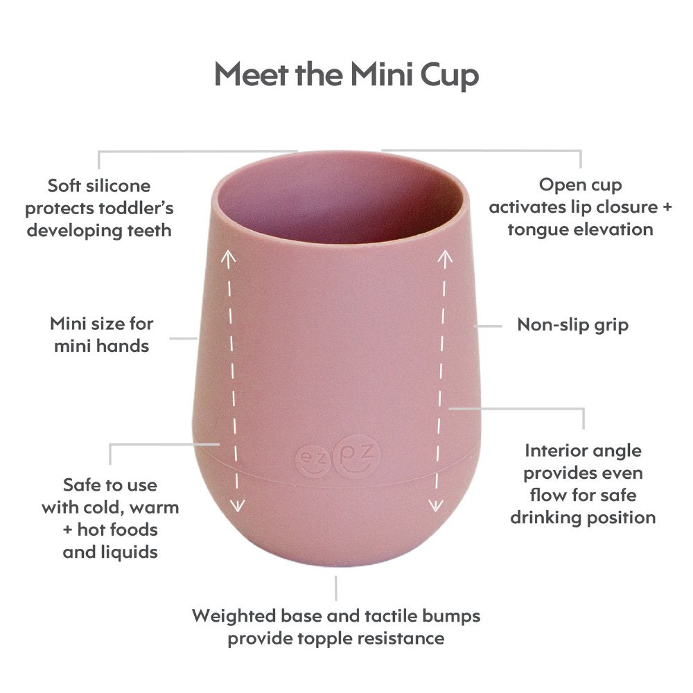 Ezpz Mini Cup & Straw Training System - Blush
