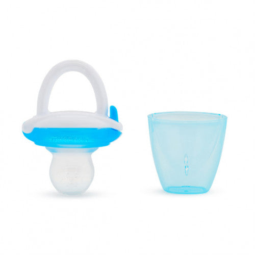 Munchkin Silicone Baby Food Feeder - Blue 4 months +