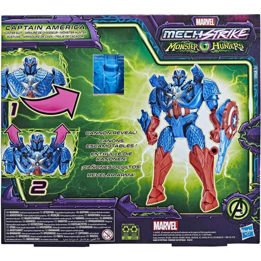 Marvel Mech Strike Captain America Action Figure