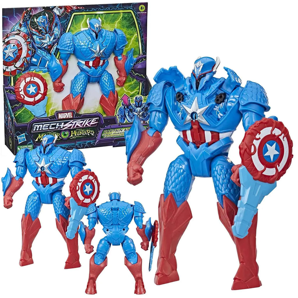 Marvel Mech Strike Captain America Action Figure