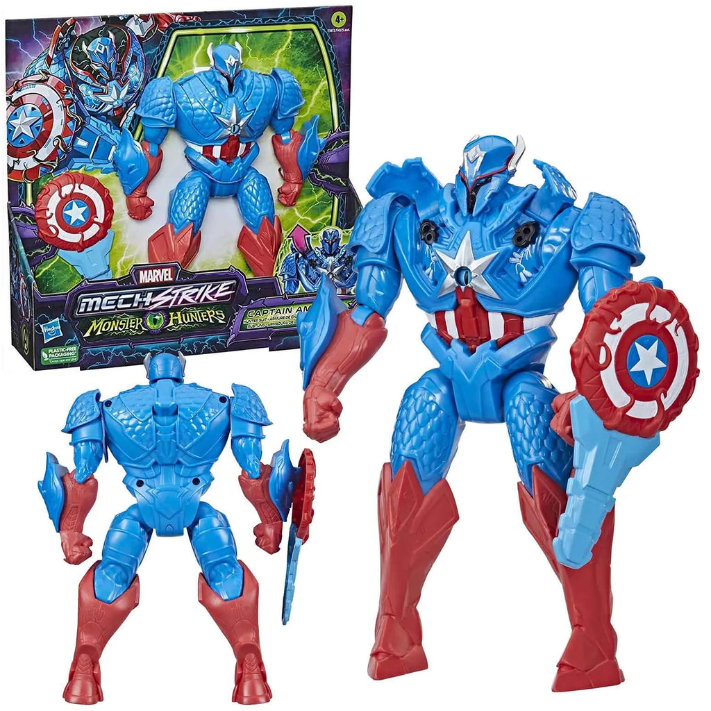 Marvel Mech Strike Captain America Action Figure