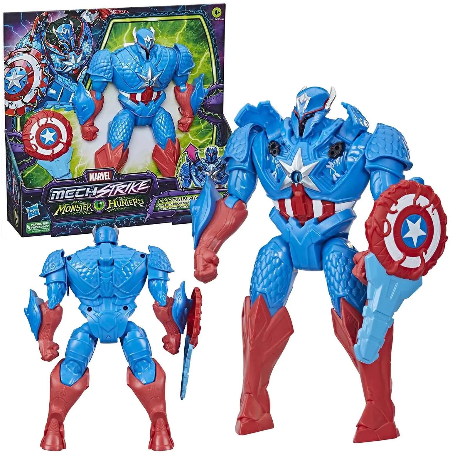 Marvel Mech Strike Captain America Action Figure