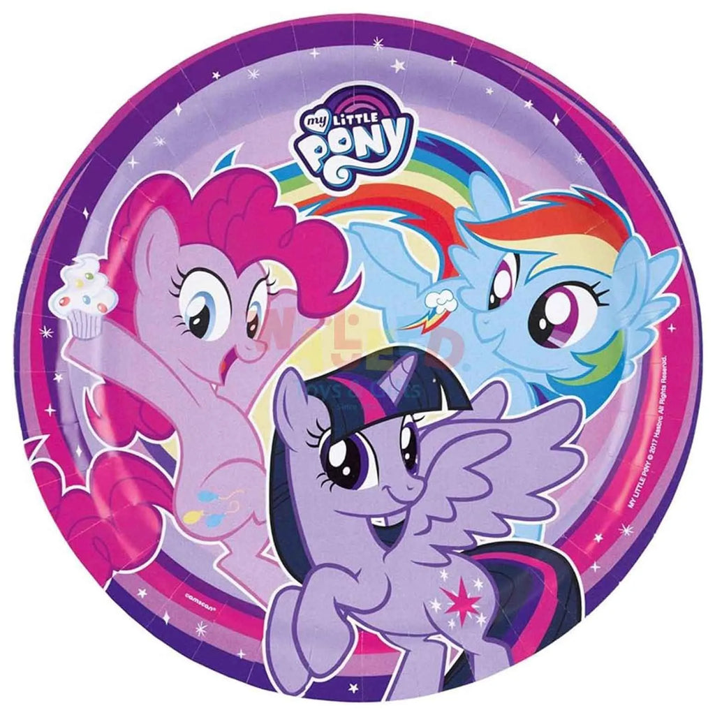 MY LITTLE PONY PAPER PLATE-8PCS