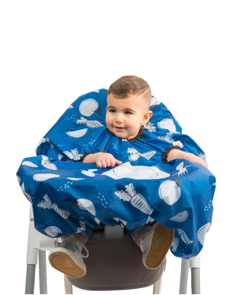 Navy Allover Bib