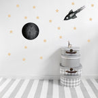 Nearly Black Full Moon