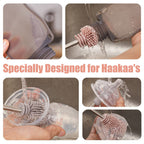 Haakaa Double-ended Silicone Bottle Brush - Blush