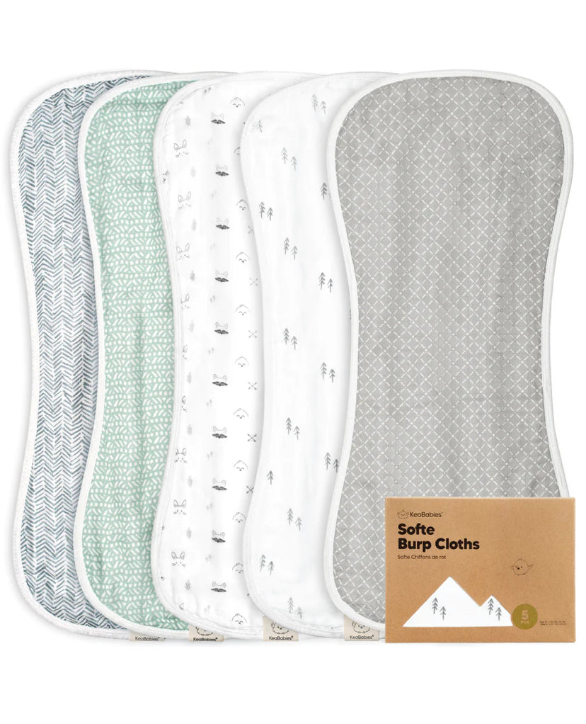 Nordic Urban Burp Clothes (Pack of 5)