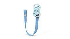 Nuvita Pacifier holder with snap-fastener 6071 CLIP NO RING / WITH BUTTON BLUE