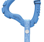 Nuvita Pacifier holder with snap-fastener 6071 CLIP NO RING / WITH BUTTON BLUE