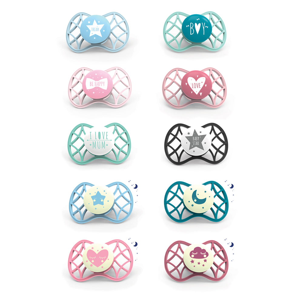 Nuvita Air.55 soother cool - 1pc with Stericover CASHMERE ROSE