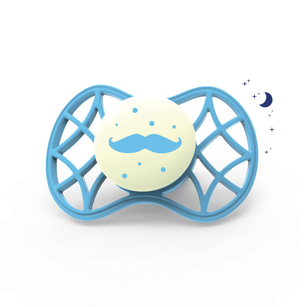 Nuvita Air.55 soother cool - 1pc with Stericover 6m+ GLOW DUSK BLUE