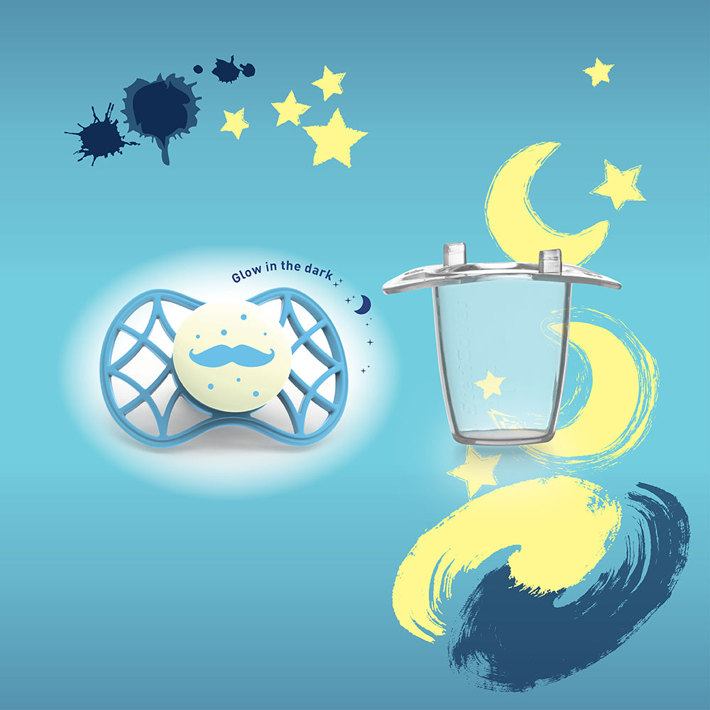 نوفيتا-  لهاية مقومة للأسنان اير 55 - غطاء حماية 6 شهور أزرق متوهج