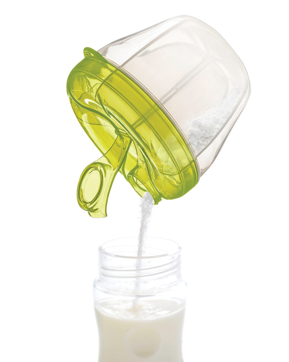 نوفيتا - موزعة مسحوق حليب الأطفال - أخضر