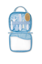 نوفيتا  - مجموعة العناية الأساسية بالطفل - جهاز التنفس الصناعي ، مقص صغير مع اطراف مستديرة زرقاء