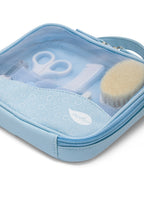 نوفيتا  - مجموعة العناية الأساسية بالطفل - جهاز التنفس الصناعي ، مقص صغير مع اطراف مستديرة زرقاء