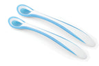 Nuvita Set 2 thermosensitive spoons, blue
