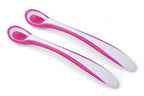 Nuvita Set 2 thermosensitive spoons, pink